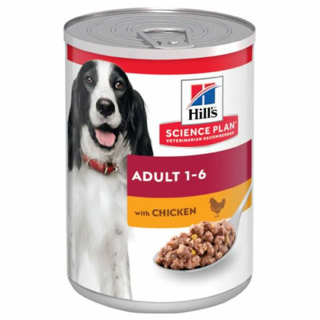 Pâtée pour chien adulte Science Plan Canine Hill's - Lot de 12 boîtes de 370 g