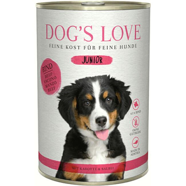 Pâtée pour chiot et junior Dog's Love