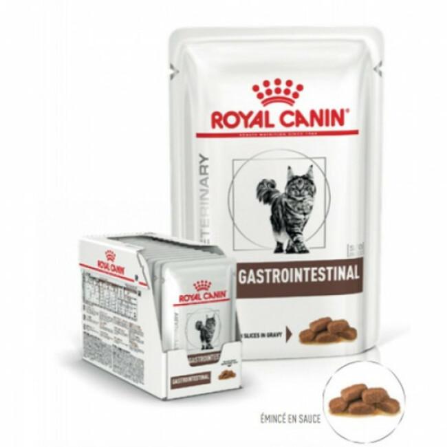 Sachets Royal Canin Veterinary Diet Gastro Intestinal pour chats 12 Sachets de 85 g