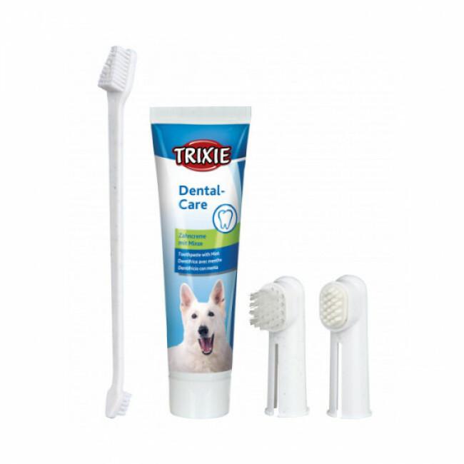 Set Trixie d'hygiène bucco-dentaire pour chien et chat
