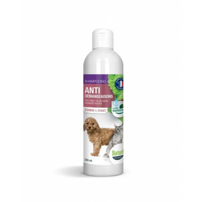 Shampoing anti-gratte pour chien et chat Bio Naturlys 240 ml