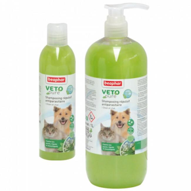 Shampoing répulsif VETOpure Beaphar pour chien et chat
