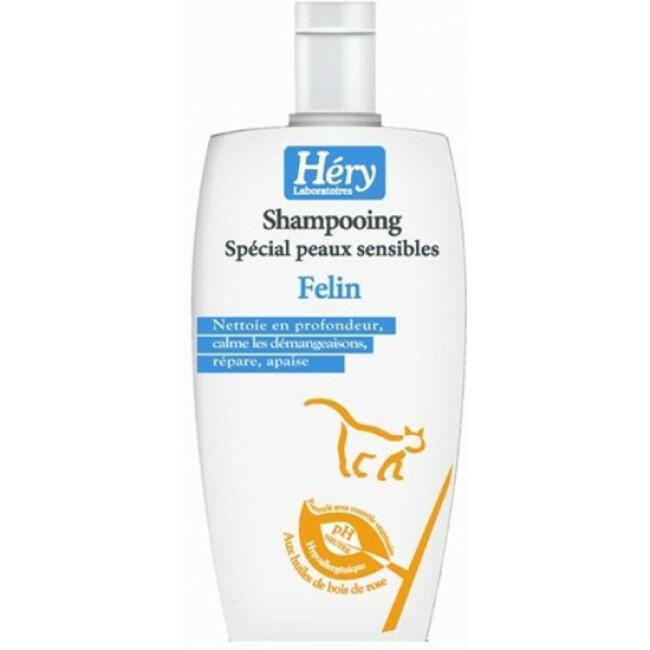 Shampoing peau sensible pour chat Hery flacon de 125 ml