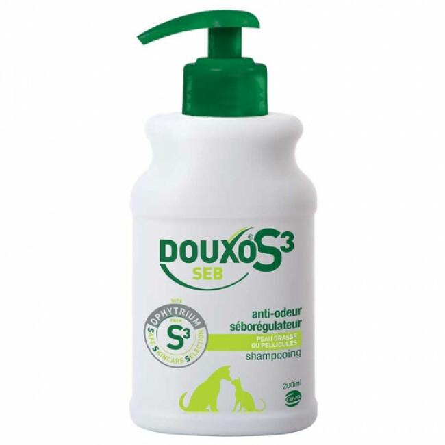 Shampoing séborrhée pour chien et chat Douxo S3
