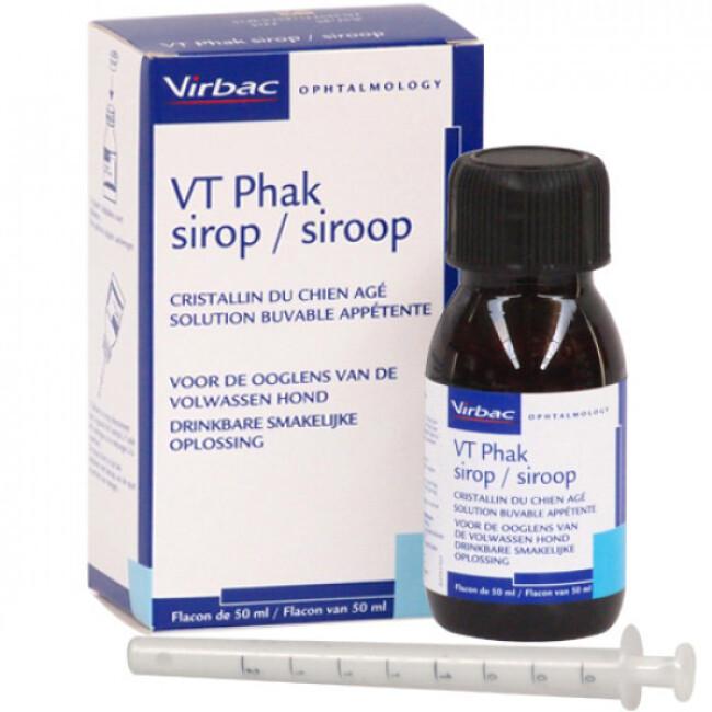 Sirop VT Phak pour traitement oculaire du chien âgé