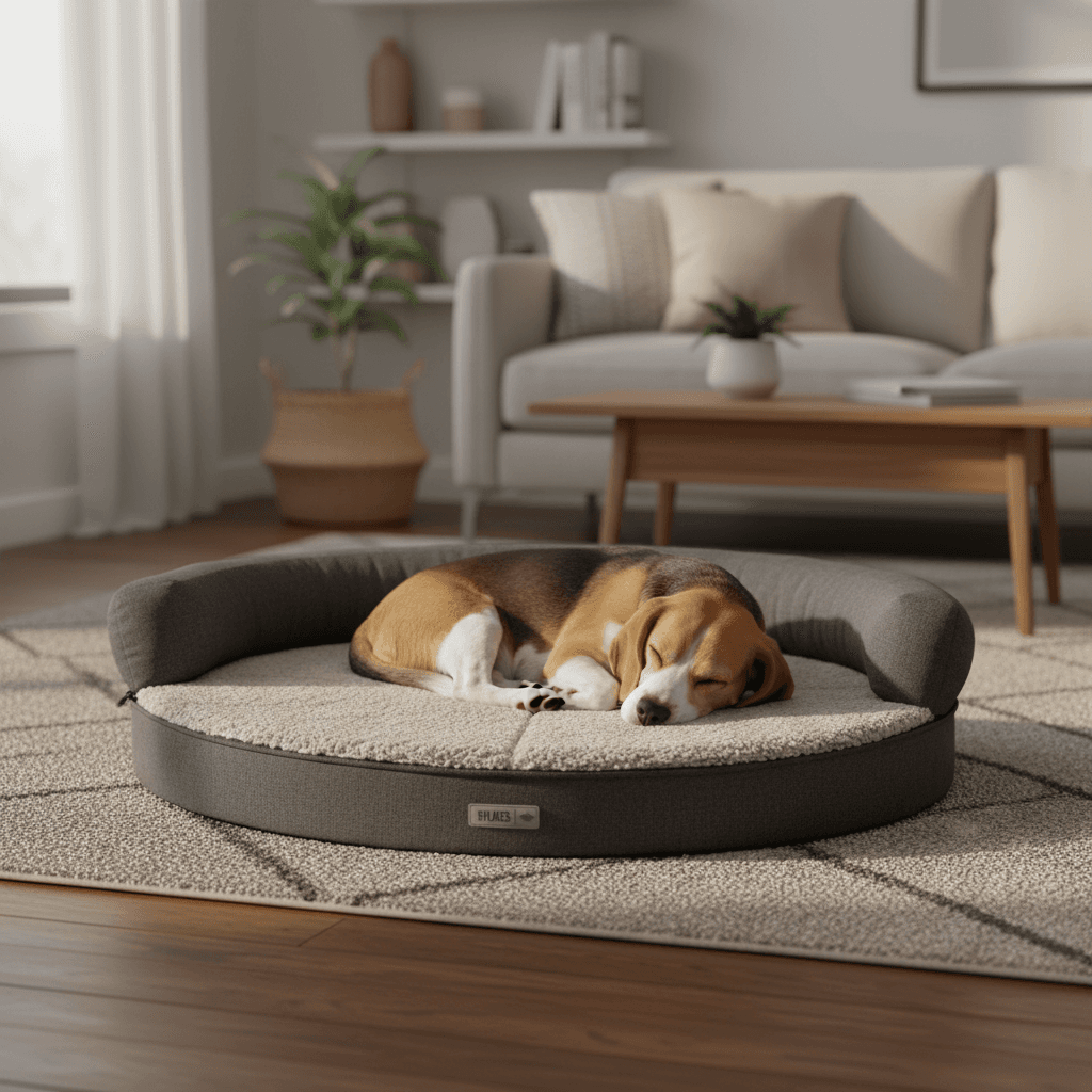 Sofa ovale à mémoire de forme pour chien Bendson Trixie