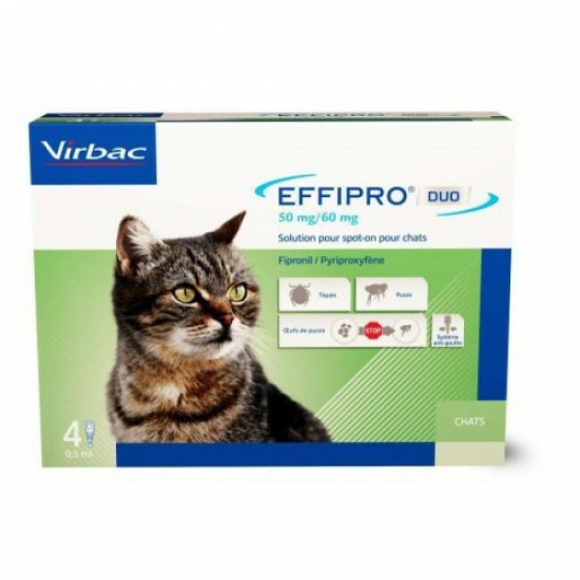 Soin antiparasitaire pour chats Effipro