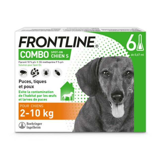 Soin antiparasitaire pour chien Combo Spot On Frontline