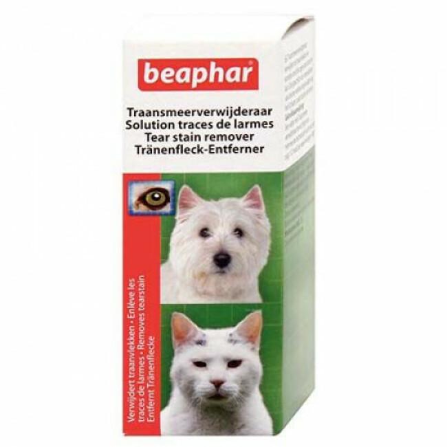 Solution contre les traces de larmes pour chien et chat Beaphar