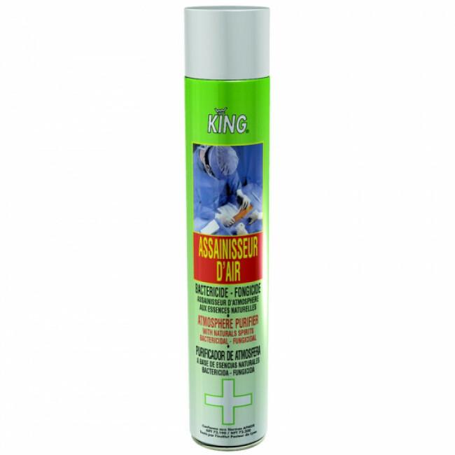 Spray bactéricide assainisseur d'atmosphère King 750 ml