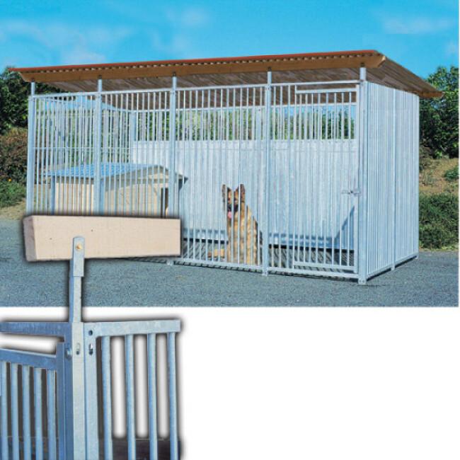 Support de toiture de chenil en kit pour abri chien