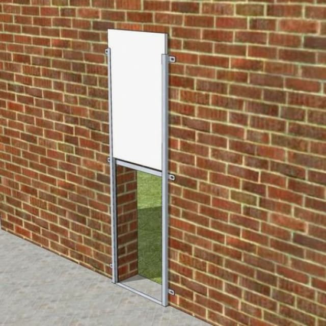 Trappe coulissante murale