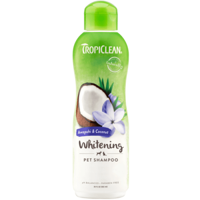 Tropiclean shampooing Whitening pour chien et chat