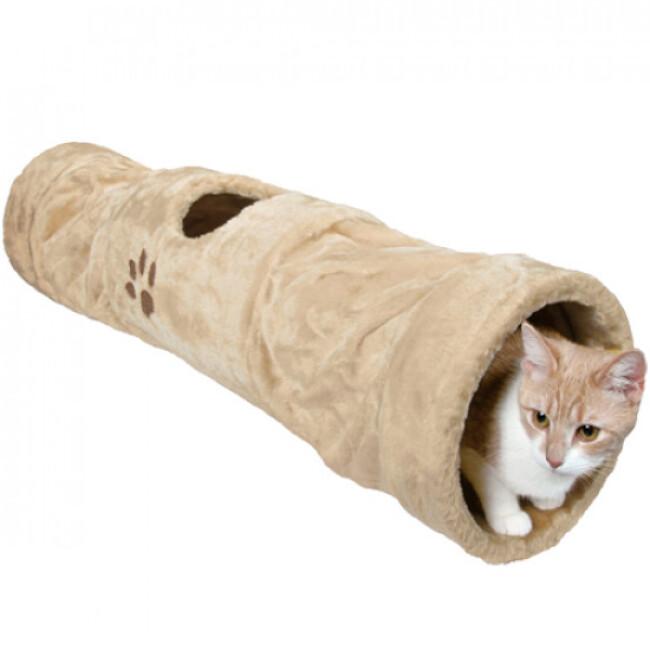 Tunnel Crunch 3 entrées en tissu peluche pour chat