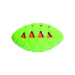 Balle Tough Crunch Rugby Ball pour chien