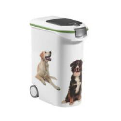 Container croquettes en plastique décor chien Petlife