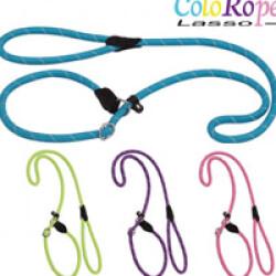 Laisse lasso en corde nylon ColoRope pour chien