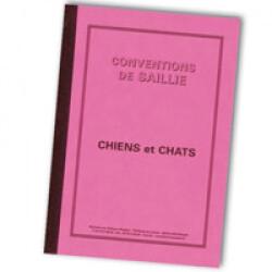 Livre "Conventions de saillies" pour éleveur