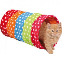 Tunnel Crunch en tissu polaire pour chat