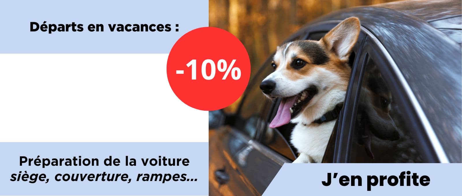 Départs en vacances : préparation de la voiture : siège, couverture, rampes ...
