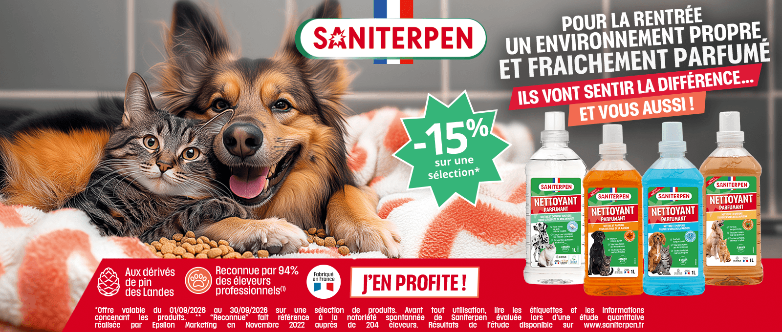 Une maison fraîche et agréable avec Saniterpen